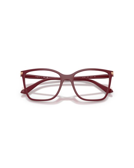Vogue Eyewear Black Vo5654 2875 Optical Frames Nylon Transparent Squared Normal