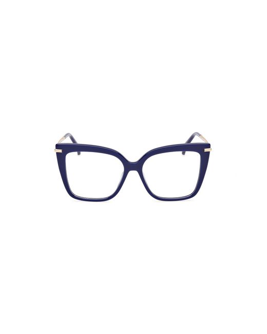 Max Mara Black Mm5144 090 Optical Frames Acetate Butterfly Normal
