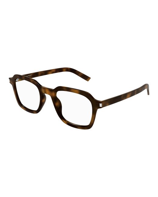 Saint Laurent Black Sl 715 Slim Opt 003 Optical Frames Acetate Transparent Squared