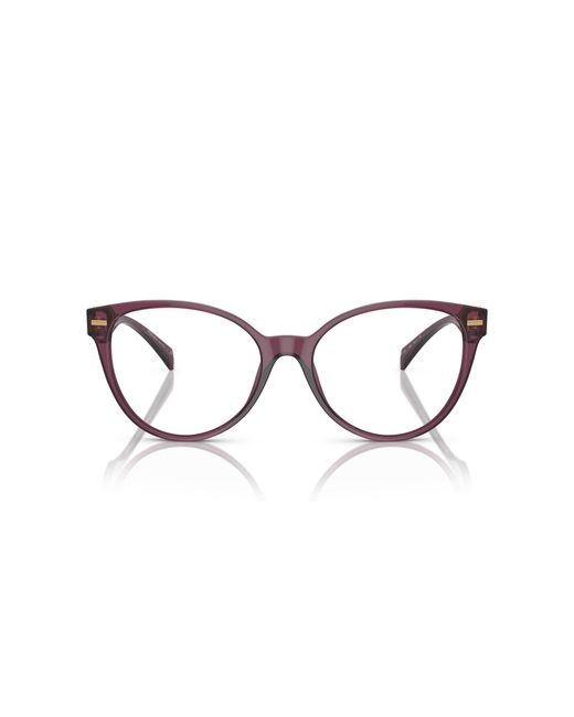 Versace Black Ve3334 5220 Optical Frames Acetate Cat Eye Normal