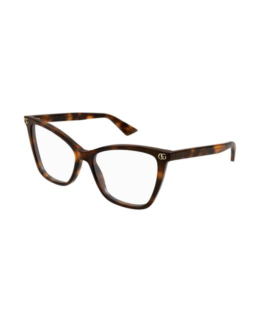 Gucci Black Gg1817O 002 Optical Frames Acetate Transparent Cat Eye