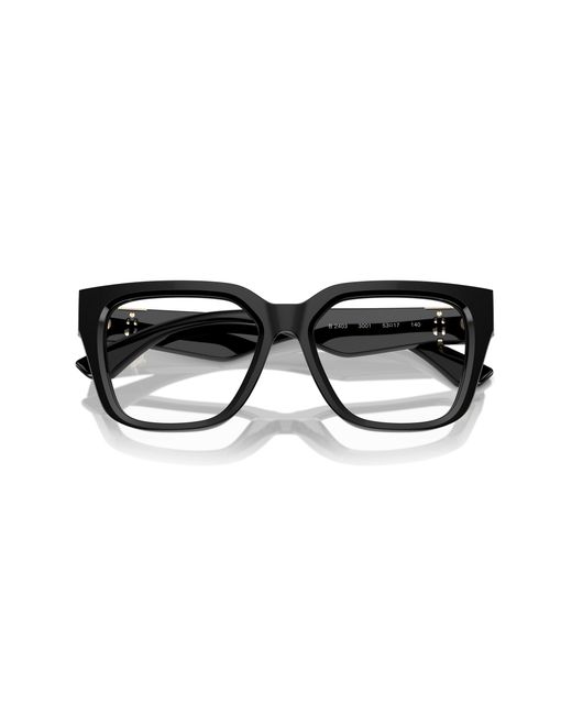 Burberry Black Be2403 3001 Optical Frames Acetate Squared Normal