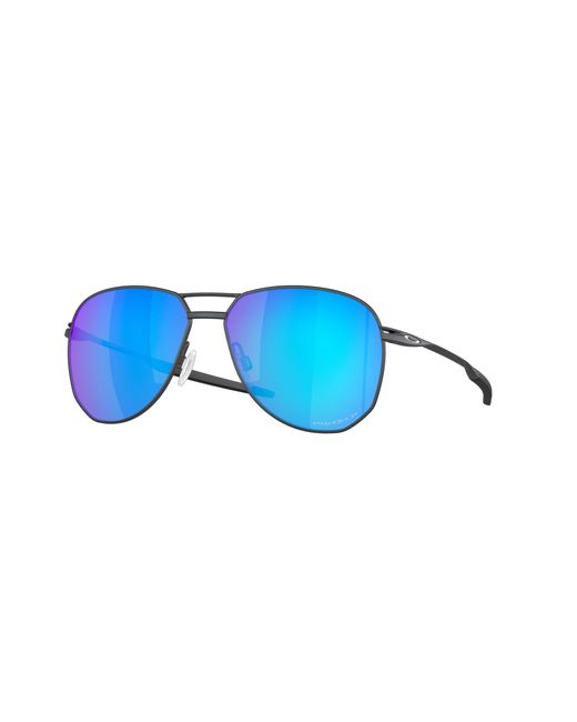 Oakley Blue Oo6050 Contrail Ti 605004 Sunglasses Titanium Round Polarized Prizm for men