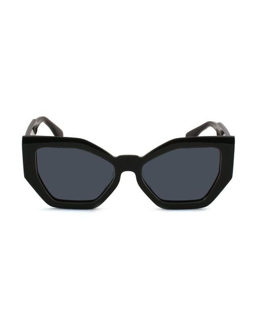 Xlab Black Lombok Sunglasses Acetate Cat Eye Polarized
