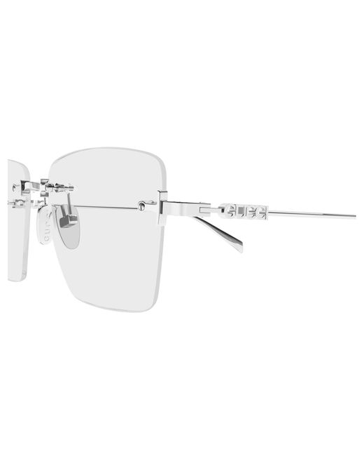 Gucci Black Gg1938O 002 Optical Frames Metal Transparent Squared