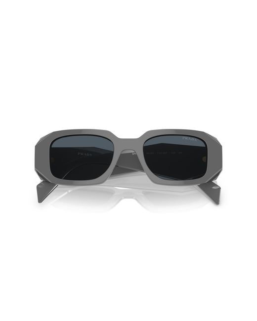 Prada Black Pr 17Ws 13N5S0 Sunglasses Acetate Squared Normal