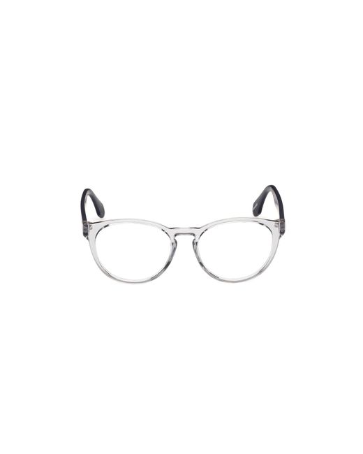 Adidas Black Or5094 020 Optical Frames Injected Round Normal for men