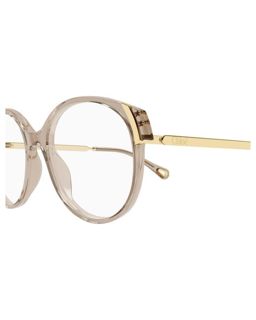 Chloé Black Ch0328O 008 Optical Frames Acetate Transparent Round