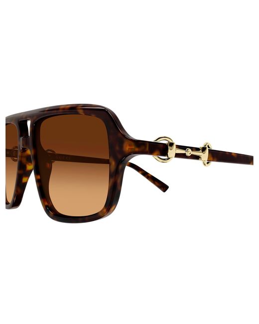 Gucci Black Gg2052S 008 Sunglasses Acetate Pilot