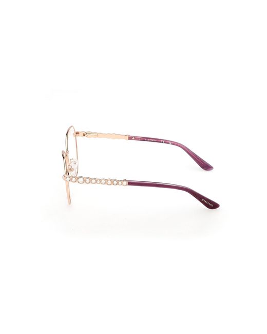 Guess Black Gm50056 32 Optical Frames Metal Round Normal