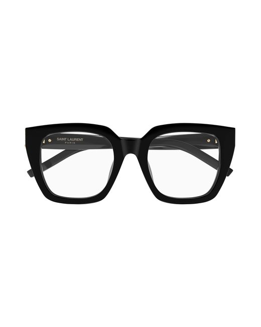 Saint Laurent Black Sl M143 Opt 001 Optical Frames Acetate Transparent Cat Eye