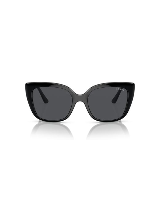 Vogue Eyewear Black Vo5337S W44/87 Sunglasses Injected Squared Normal