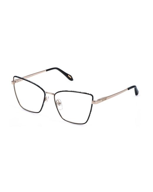 Just Cavalli Black Vjc133 033M Optical Frames Metal Squared