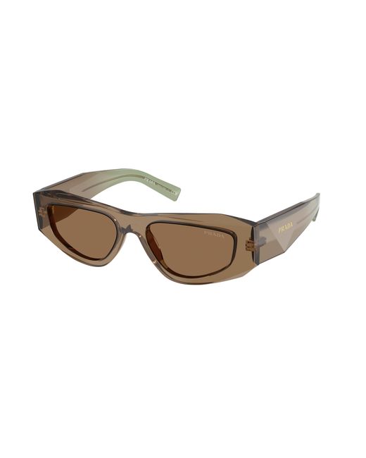 Prada Black Pr B19S 29E90F Sunglasses Acetate Pillow Normal for men