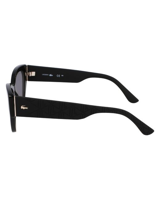 Lacoste Black L6047S 001 Sunglasses Acetate Squared Normal