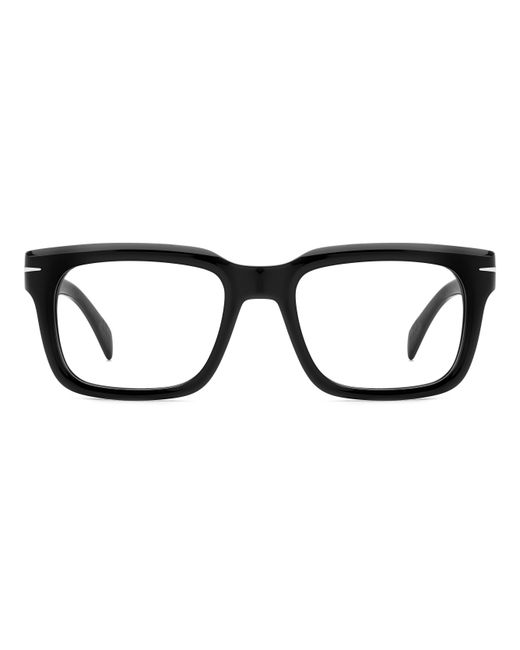 David Beckham Black Db 7107 807 Optical Frames Acetate Geometric for men