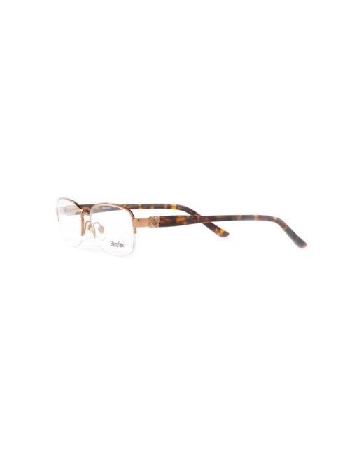 Sferoflex Black Sf2571 488 Optical Frames Metal Squared