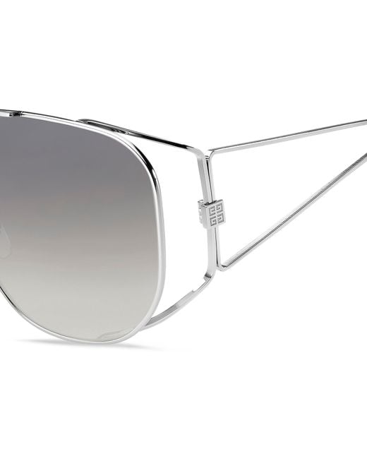 Givenchy Black Gv 7129/S 010/Ic Sunglasses Metal Pilot Normal