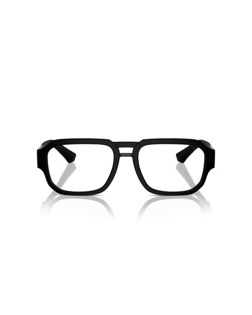 Dolce & Gabbana Black Dg3389 2525 Optical Frames Acetate Transparent Pilot Normal for men