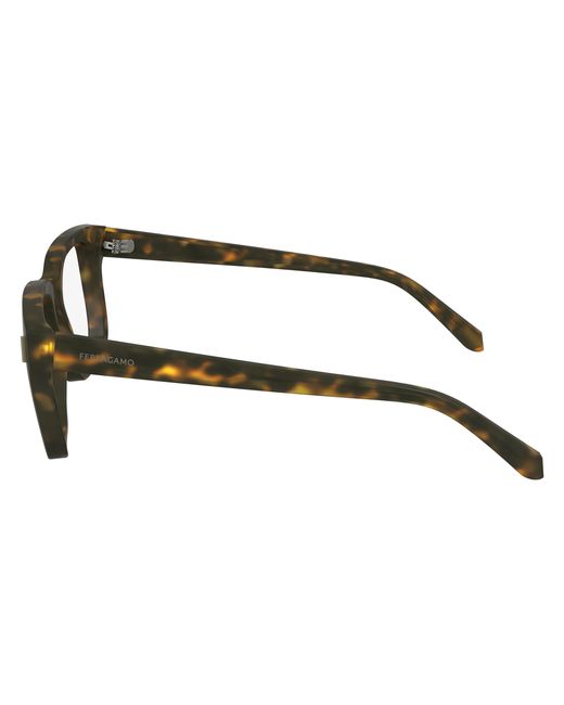 Ferragamo Black Sf2996 242 Optical Frames Acetate Squared Normal Normal for men