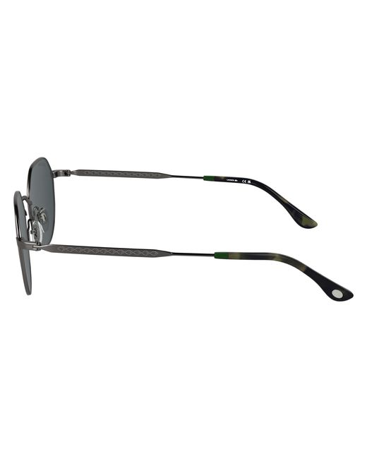 Lacoste Black L268S 035 Sunglasses Metal Squared Normal