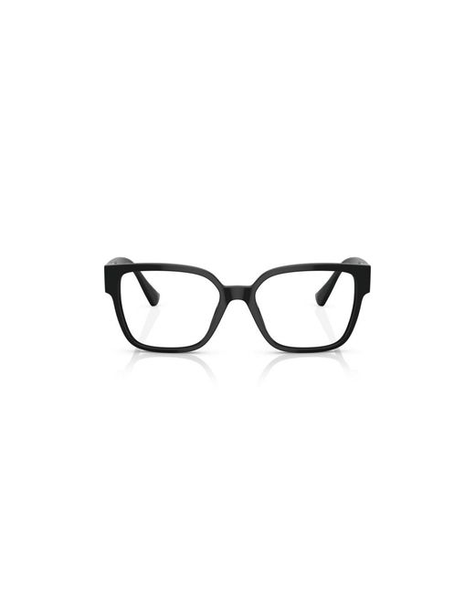 Versace Black Ve3329B 5384 Optical Frames Acetate Squared Normal