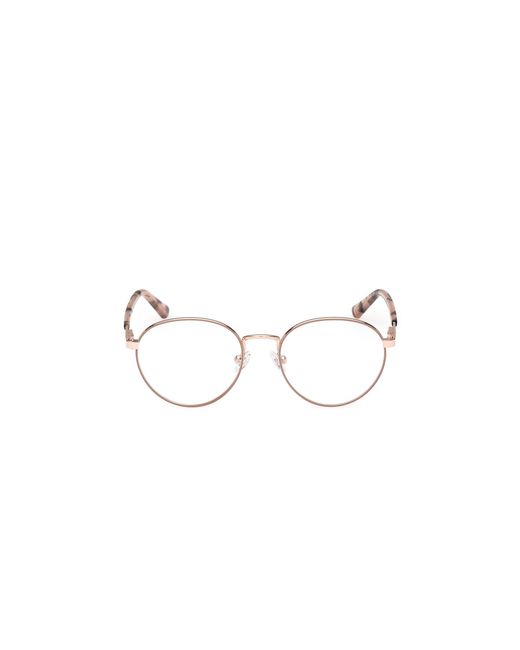 Guess Black Gu8274 059 Optical Frames Aluminum Round Normal