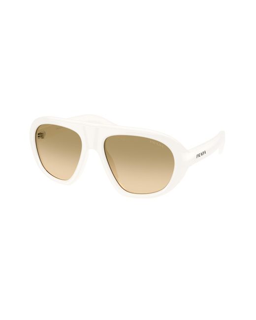 Prada Black Pr C05S 17K20S Sunglasses Acetate Geometric Normal Nuanced