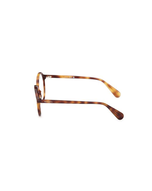 MAX&Co. Black Mo5217 052 Optical Frames Acetate Round Normal