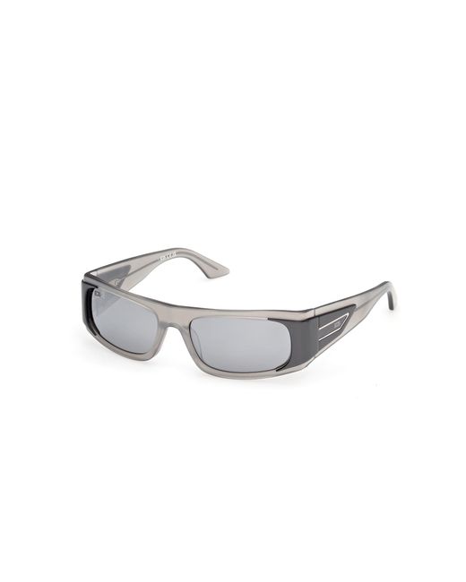 Gcds Gray Gd0073 20C Sunglasses Acetate Smoke Squared Normal