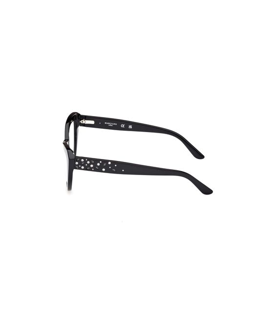 Guess Black Gm50016 001 Optical Frames Acetate Cat Eye Normal