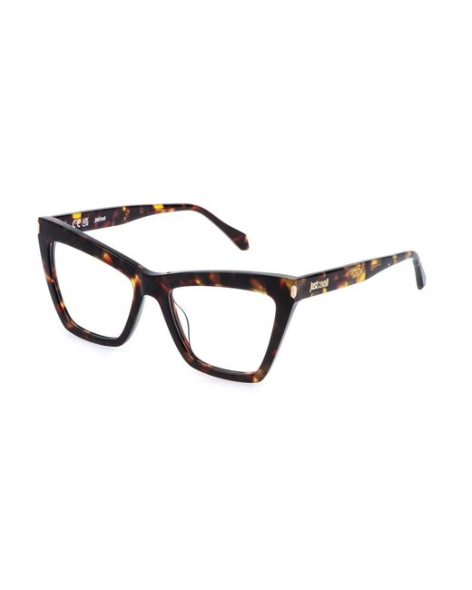 Just Cavalli Black Vjc138 09Xk Optical Frames Acetate Squared