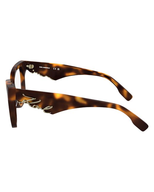 Karl Lagerfeld Black Kl6190 240 Optical Frames Acetate Squared Normal