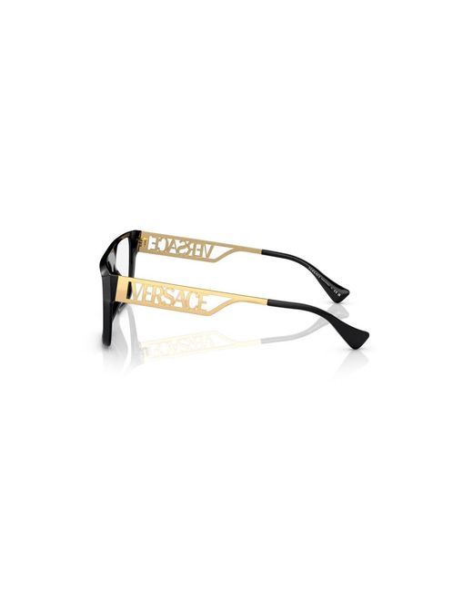 Versace Black Ve3326U Gb1 Optical Frames Acetate Squared Normal for men