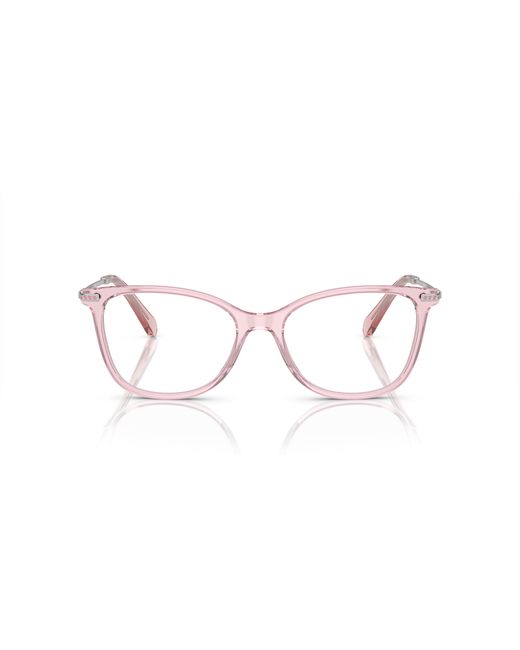 Swarovski Black Sk2010 3001 Optical Frames Acetate Squared Normal