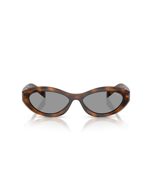 Prada Black Pr 26Zs 20D50Q Sunglasses Acetate Geometric Normal