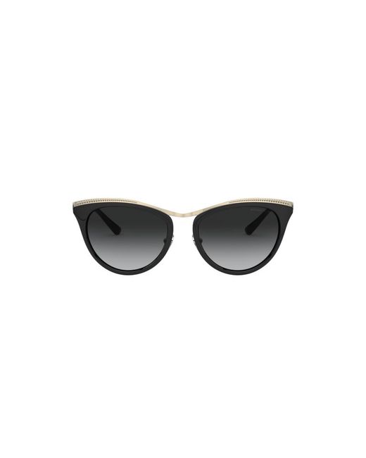 Michael Kors Black Mk1065 Azur 10148G Sunglasses Metal Cat Eye Normal Nuanced