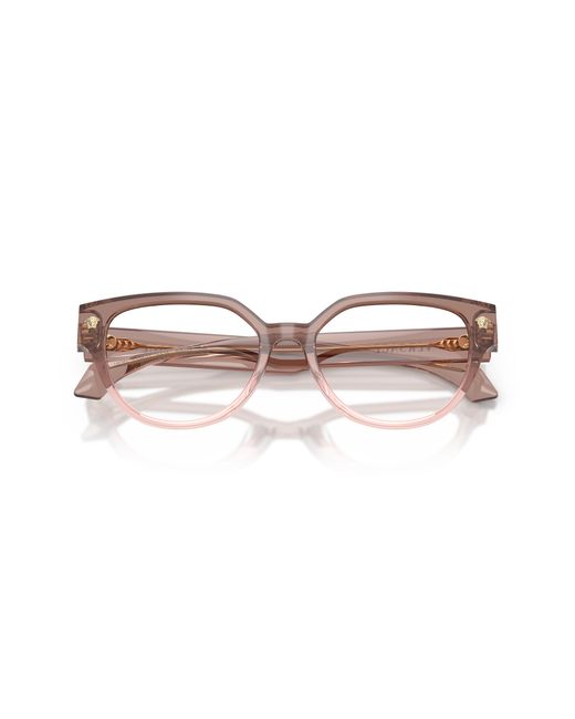 Versace Black Ve3394D 5435 Optical Frames Acetate Transparent Cat Eye Normal