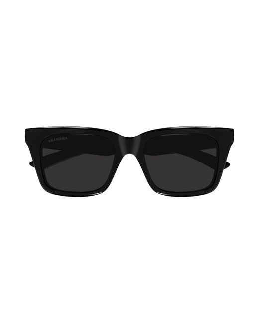 Balenciaga Black Bb0467S 001 Sunglasses Acetate Squared for men
