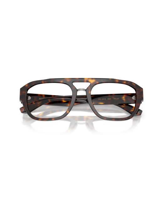 Dolce & Gabbana Black Dg3415 502 Optical Frames Acetate Pilot Normal for men