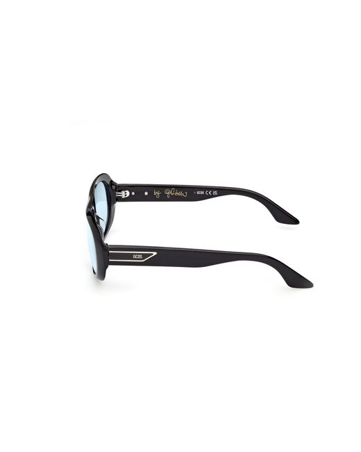 Gcds Black Gd0067 Giuliano 01V Sunglasses Acetate Squared Normal