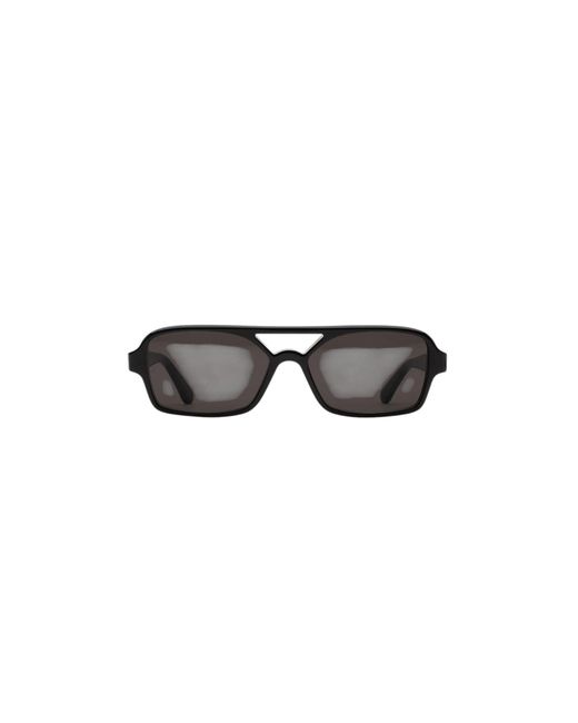 Retrosuperfuture Black Xta Vico Sunglasses Acetate Squared Normal