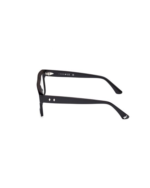 Web Black We5426 001 Optical Frames Acetate Squared Normal for men