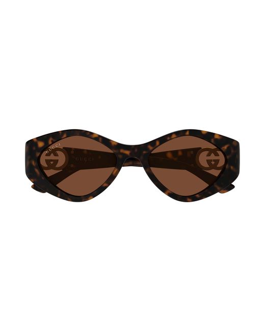 Gucci Black Gg2121S 003 Sunglasses Injected Geometric