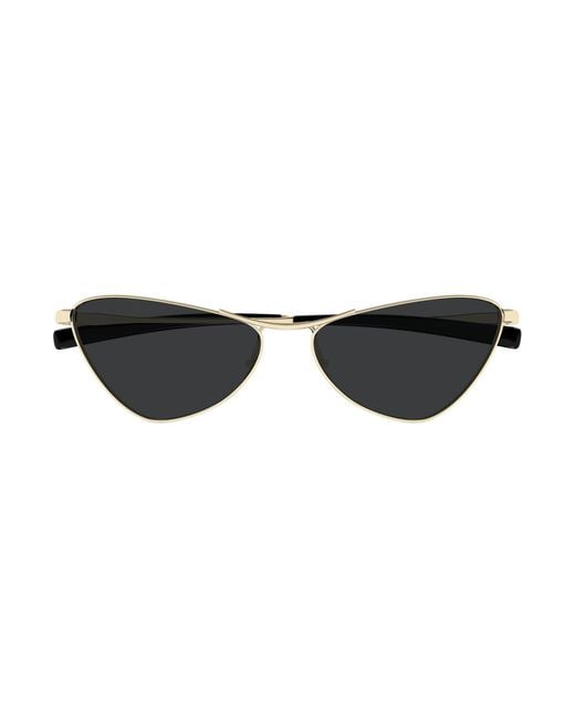 Saint Laurent Black Sl 830 002 Sunglasses Metal Cat Eye