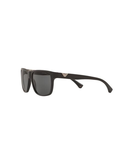Emporio Armani Black Ea4035 504287 Sunglasses Plastic Squared Normal for men