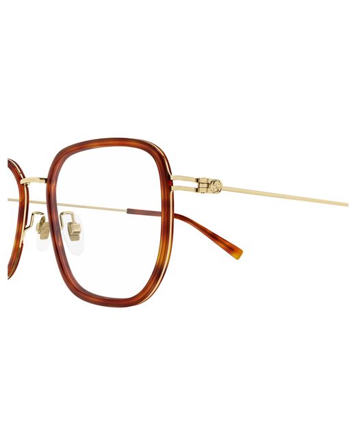 Gucci Black Gg1852Oa 002 Optical Frames Injected Transparent Squared