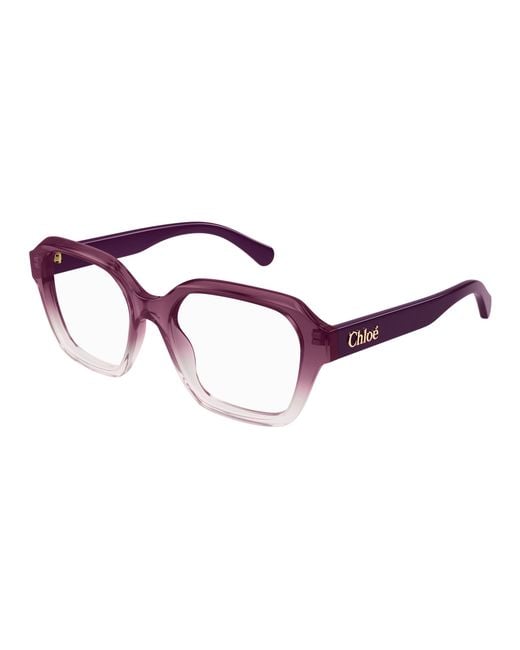 Chloé Black Ch0272O 003 Optical Frames Acetate Transparent Squared