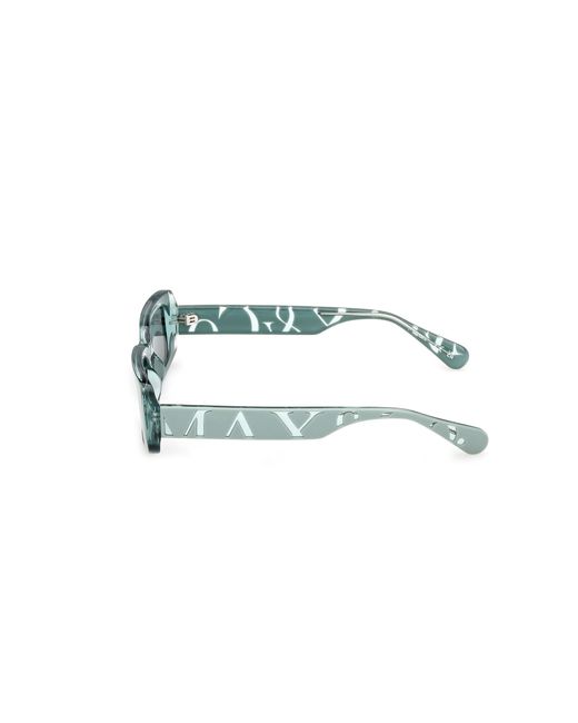 MAX&Co. Green Mo0156 93N Sunglasses Injected Squared Normal