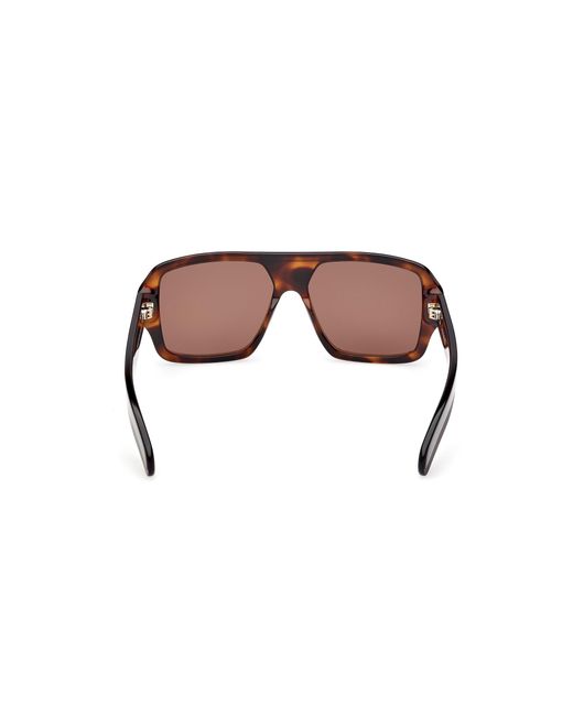 Adidas Black Or0132 52E Sunglasses Acetate Squared Normal